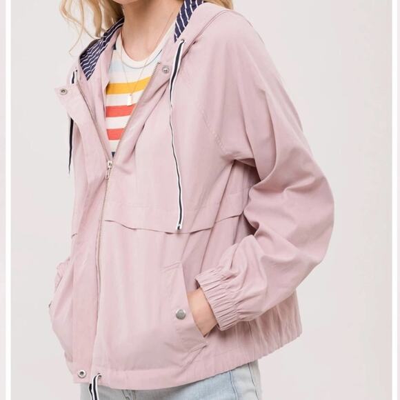 Plus Size Pink Hooded Jacket Size 3X - Picture 3 of 5